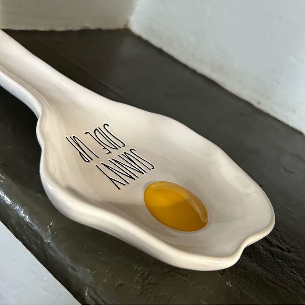 Rae Dunn SUNNY SIDE UP Spoon Rest - Picture 6 of 8